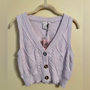 Lilac Sweater Vest